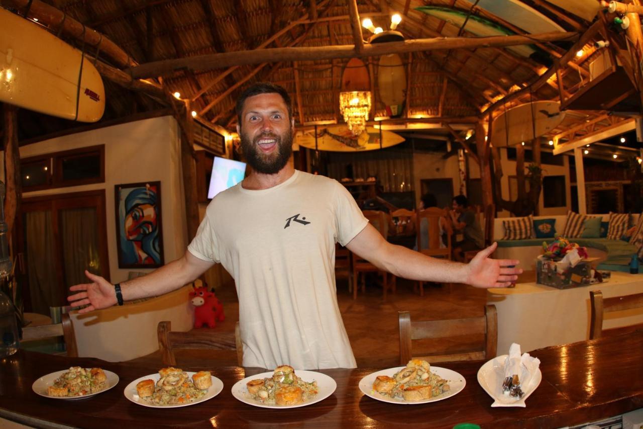 Sirena Surf Lodge Miramar Nicaragua Buitenkant foto